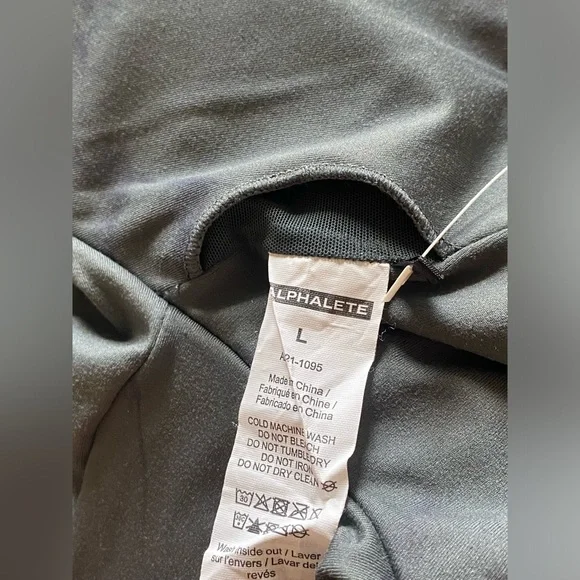 Alphalete Crop Top Tank in Storm Grey ~ Large - Picture 6 of 7